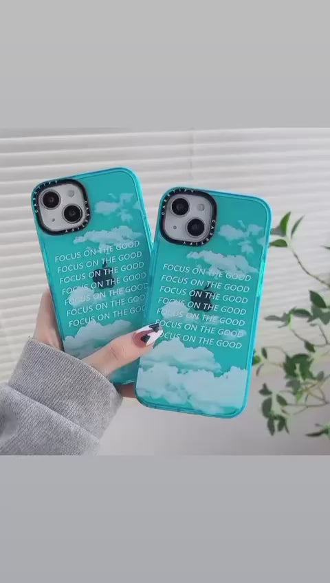 Cloud Pattern Cotton Candy Impact Design Aesthetic Case